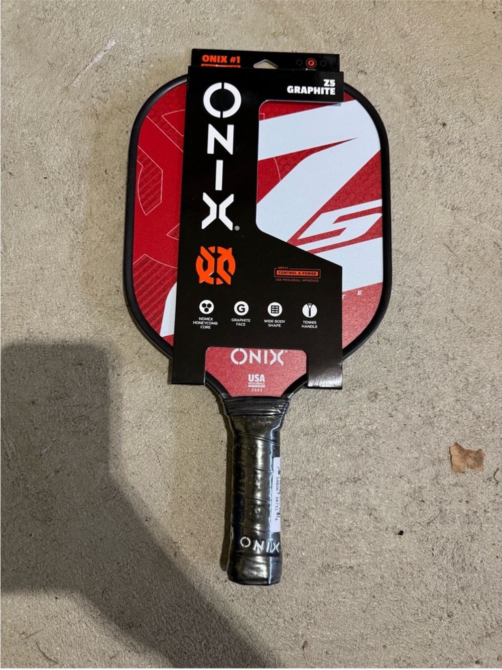 ONIX Graphite Z5 Pickleball Paddle - Red & White NWT